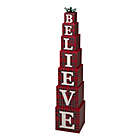 Alternate image 0 for Glitzhome&reg; 42-Inch &quot;BELIEVE&quot; Christmas Holiday Decor