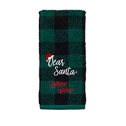SKL Home "Dear Santa" Hand Towels in Evergreen (Set of 2)