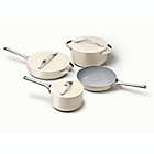 Alternate image 1 for Caraway Ceramic Cookware 12-Piece Ceramic Nonstick Cookware Set in Cream