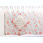 Alternate image 3 for My Baby Sam Boho 8-Piece Crib Bedding Set in Coral/White