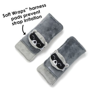 Diono Baby Soft Wraps and Toy, Racoon. View a larger version of this product image.