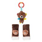 Alternate image 1 for Diono Baby Soft Wraps and Toy, Bear