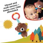 Alternate image 3 for Diono Baby Soft Wraps and Toy, Bear