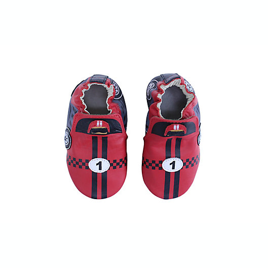 Alternate image 1 for Robeez® Racer Casual Shoe in Red