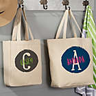 Alternate image 1 for Yours Truly 20-Inch x 15-Inch Canvas Beach Bag in Tan