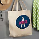 Alternate image 0 for Yours Truly 20-Inch x 15-Inch Canvas Beach Bag in Tan