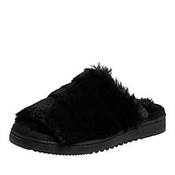 Women's Quilted Faux Fur Slides