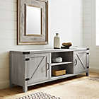 Alternate image 5 for Forest Gate 70-Inch Barn Door TV Stand in Stone Grey