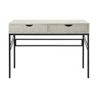 Alternate image 5 for Forest Gate 44-Inch Faux Shagreen 2 Drawer Desk in White
