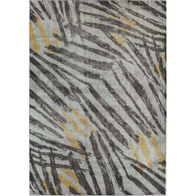 CosmoLiving GoldenTouch Area Rug in Grey