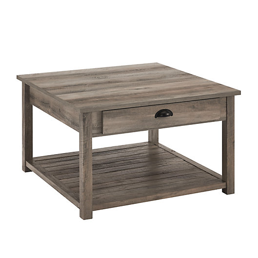 Alternate image 1 for Forest Gate™ 30-Inch Square Coffee Table in Grey Wash
