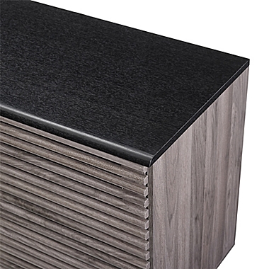 Forest Gate 59-Inch Sliding Door Sideboard in Ebony/Slate Grey. View a larger version of this product image.