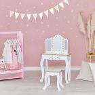 Alternate image 2 for Fantasy Fields by Teamson Kids Polka Dot Prints Gisele Play Vanity Set with LED Mirror