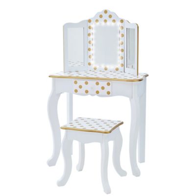 teamson polka dot vanity