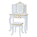 Alternate image 0 for Fantasy Fields by Teamson Kids Polka Dot Prints Gisele Play Vanity Set with LED Mirror
