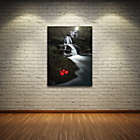 Alternate image 2 for Little Red Flower 36-Inch x 27-Inch Photographic Gallery Canvas Wall Art