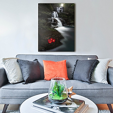 Little Red Flower 36-Inch x 27-Inch Photographic Gallery Canvas Wall Art. View a larger version of this product image.