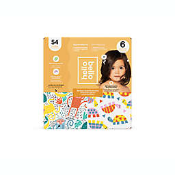 Hello Bello™ 54-Count Size 6 Monkeys and Turtles Disposable Diapers in Orange
