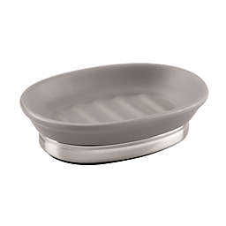 iDesign® York Soap Dish in Matte Grey