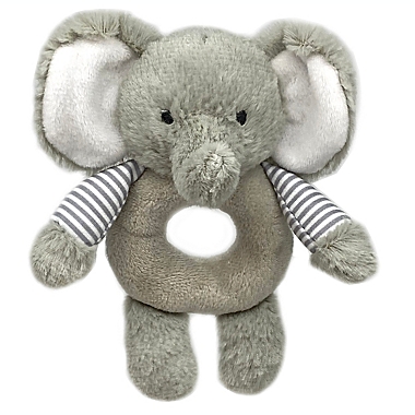 carter&#39;s&reg; Elephant Ring Rattle in Grey. View a larger version of this product image.