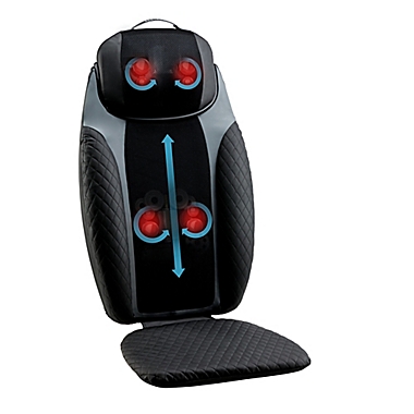 HoMedics&reg; 2-in-1 Shiatsu Massaging Seat Topper with Removeable Massage Pillow. View a larger version of this product image.