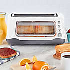 Alternate image 4 for Dash&reg; Clear View 2-Slice Toaster in White