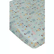 Loulou Lollipop&reg; Up Up and Away Muslin Fitted Crib Sheet