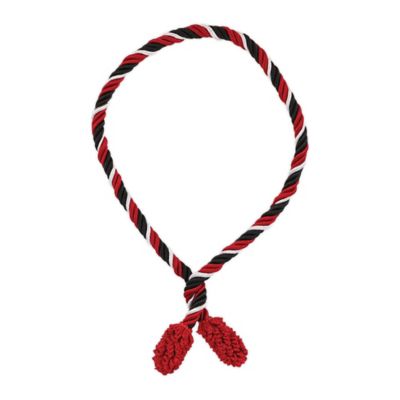 6-Pack Decorative Twist Ties in Black/Red