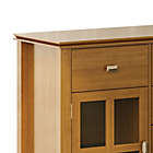 Alternate image 3 for Simpli Home Artisan Solid Wood Sideboard Buffet in Honey Brown
