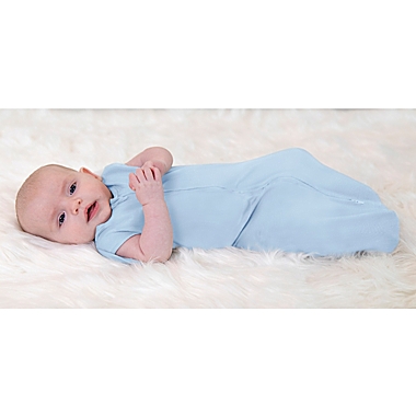 aden + anais&trade; essentials easy swaddle&trade; Newborn 2-Pack Snug Swaddles in Blue. View a larger version of this product image.