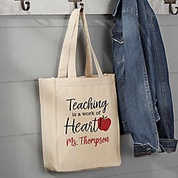Inspiring Teacher Canvas Tote Bag
