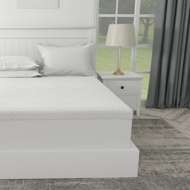 Therapedic&reg; Deluxe Quilted 3-Inch Memory Foam Queen Mattress Topper. View a larger version of this product image.