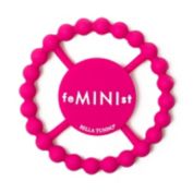 Bella Tunno&trade; Little Activist &quot;Feminist&quot; Happy Teether in Teal