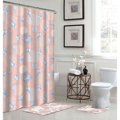 blue shower curtain sets