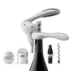 Alternate image 1 for Rabbit 5-Piece Wine Tool Kit in Silver