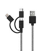 MyTech 6-Foot Micro USB Lightning Type C Cable
