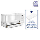 Alternate image 10 for Graco&reg; Remi 4-in-1 Convertible Crib and Changer in White