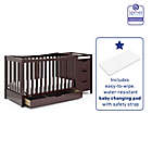 Alternate image 11 for Graco&trade; Remi 4-in-1 Convertible Crib and Changer in Espresso
