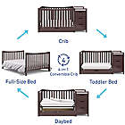 Alternate image 9 for Graco&trade; Remi 4-in-1 Convertible Crib and Changer in Espresso