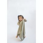 Alternate image 3 for goumi&reg; Organic Cotton Receiving Blanket in Moss