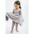 Alternate image 3 for goumi&reg; Organic Cotton Receiving Blanket in Grey