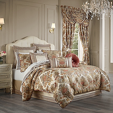 J. Queen Juliette 4-Piece Queen Comforter Set in Terracotta. View a larger version of this product image.