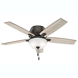 Hunter® 52-Inch Donegan Low Profile 2-Light Ceiling Fan with Pull Chains