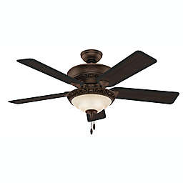 Hunter® Italian Countryside 52-Inch 3-Light LED Ceiling Fan in Cocoa
