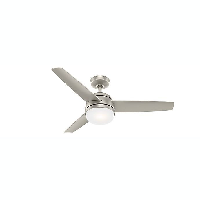 Hunter Midtown 48 Inch 2 Light Led Ceiling Fan With Remote Control Bed Bath Beyond - 48 Inch White Ceiling Fan No Light