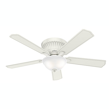 Hunter&reg; 54-Inch Chauncey 2-Light Low Profile Ceiling Fan with Remote Control. View a larger version of this product image.