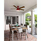 Alternate image 1 for Hunter&reg; 52-Inch Mill Valley Low Profile 1-Light Ceiling Fan with Pull Chains