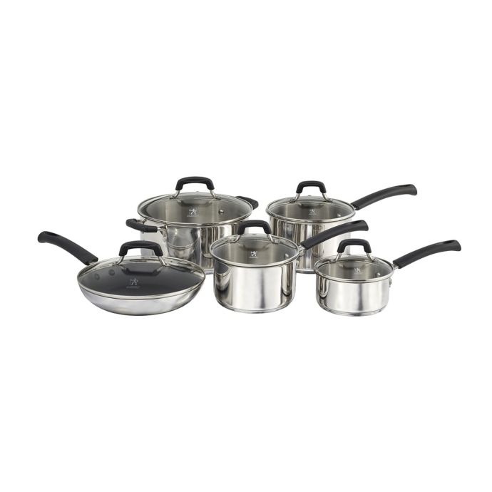 J.A. Henckels International Kitchen Elements 10-Piece Cookware Set ...