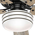 Alternate image 7 for Hunter&reg; 52-Inch Cedar Key Indoor/Outdoor 1-Light Ceiling Fan in Matte Black with Remote Control
