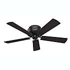 Alternate image 7 for Hunter&reg; 52-Inch Cedar Key Low Profile Indoor/Outdoor Ceiling Fan in Black with Remote Control